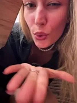 Blonde_exe - pinch naked nipples under desk at bk