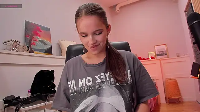 AdalynGlows - fake sperm on boobs