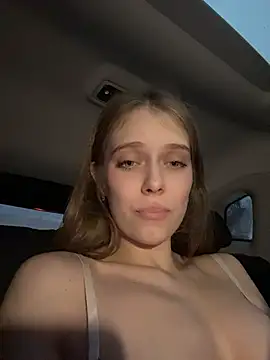 CutieShy - show underwear on the CAR