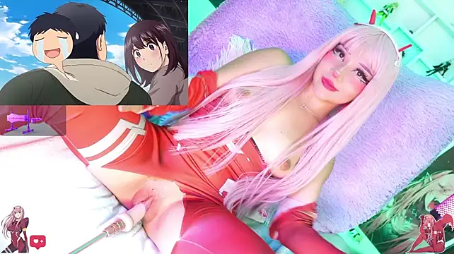 Kira-- - Put gag and nipple shields on Zero Two🤤