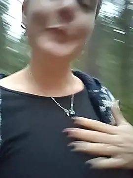SwedishJennifer - Dildo pussy in the woods