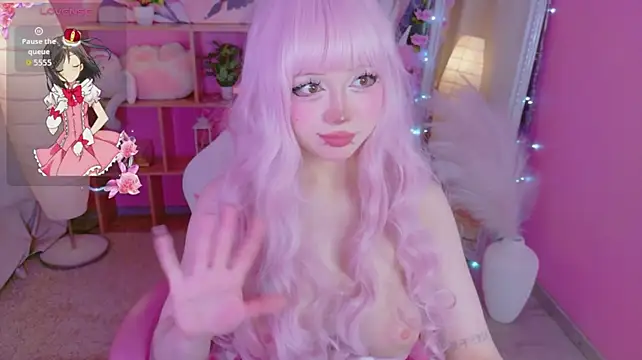 Kyomi_Sun - play with nipples close to cam,,> ᴗ <,,
