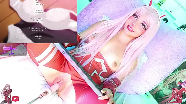 Kira-- - clamps on Zero Two's nipples 🤩