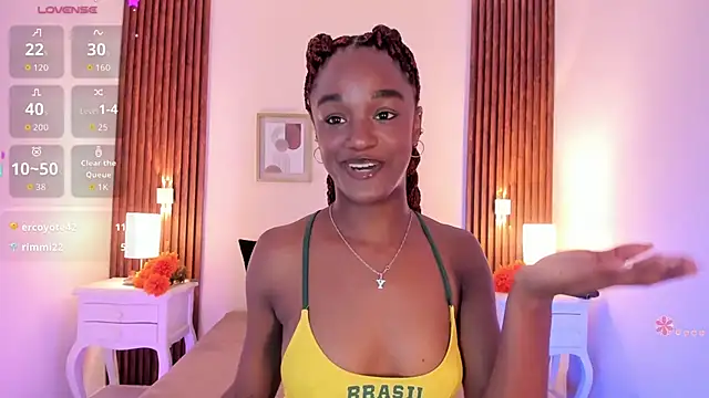 Chloebrunnie - Striptease wih a sexy song ♥