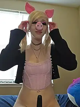 AmethystFoxx - Piggy tail plug & fuck pussy