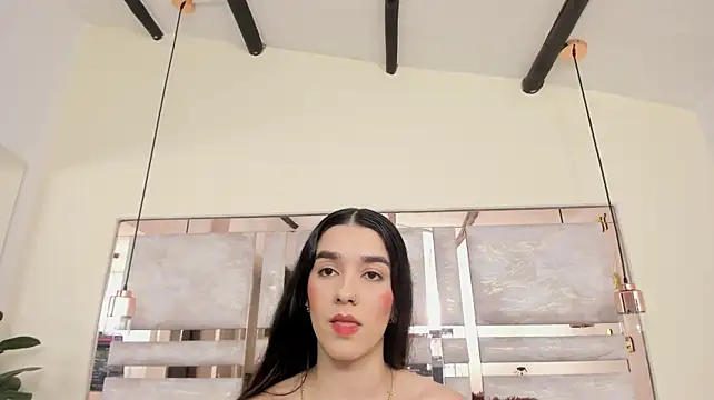 CelesteCox - kissing the mirror and masturbating