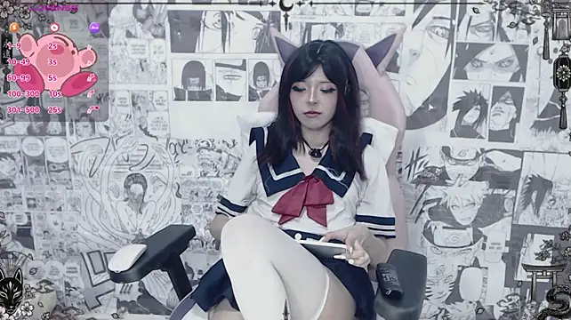 Ferret_w_shyeyes - fake cum in tits