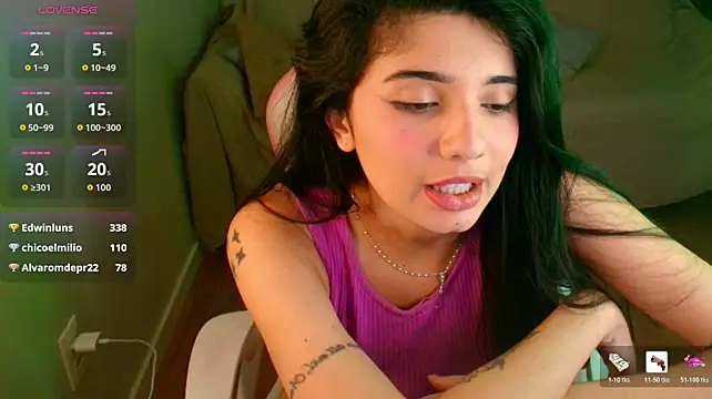 Rose_Desiree - show of oils on nipples