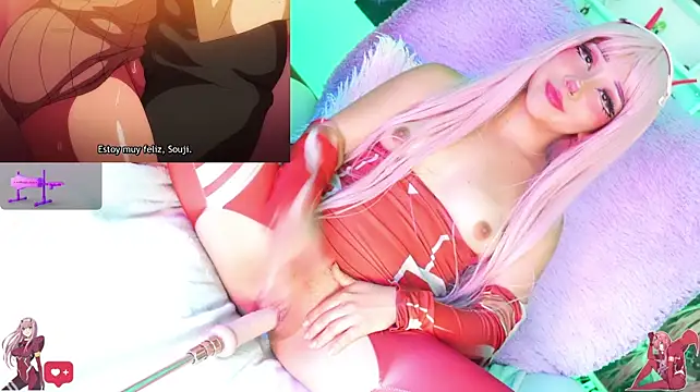 Kira-- - Show+oil on Zero Two's feet 🦶😋