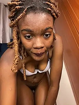 EbonySole1 - Naked cum show