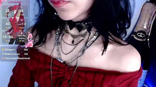 KiomyVamp - Touch my breasts! It's exciting.