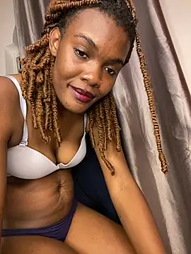 EbonySole1 - Naked cum show