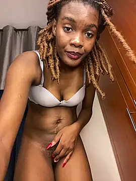 EbonySole1 - Naked cum show