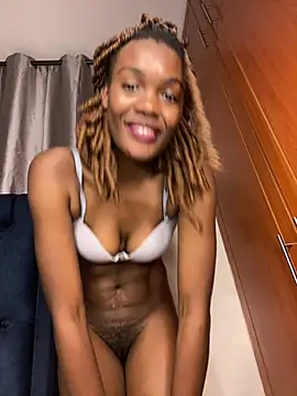 EbonySole1 - Naked cum show