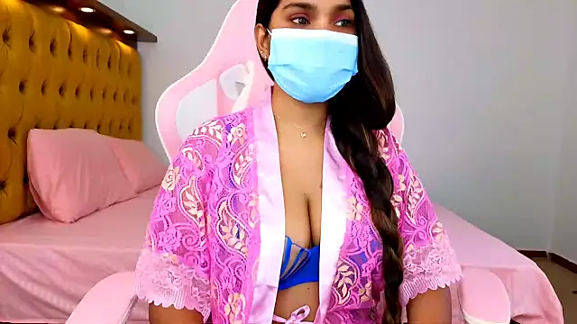 Baby_asha - boobs out -put nipple clip on