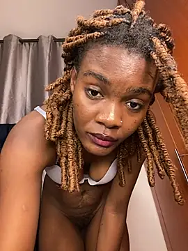 EbonySole1 - Naked cum show