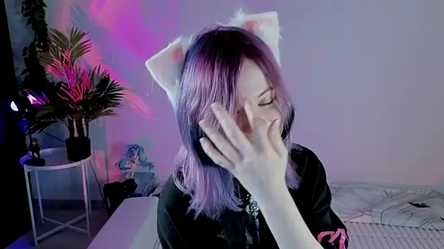 Hikkacat - stand doggy and spanks =^∇^=