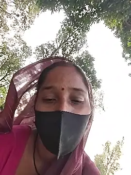Nayra_Hearts - Full nude with mask and fuck in public