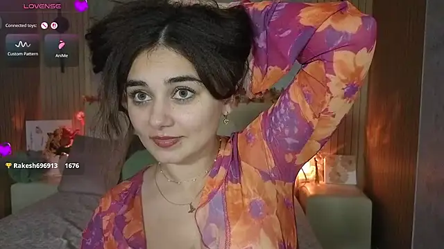 KatarinaHeaven - Caress breast close to cam