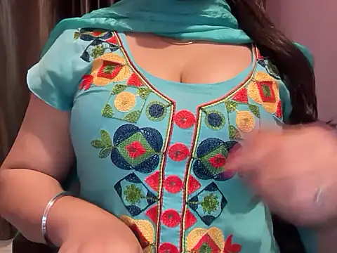Avneet_kaurr1 - tongue play and suck finger
