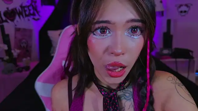 Hotary_Yuko - 👾Ahegao for u+ 👾Suck on a lollipop🦇🎀