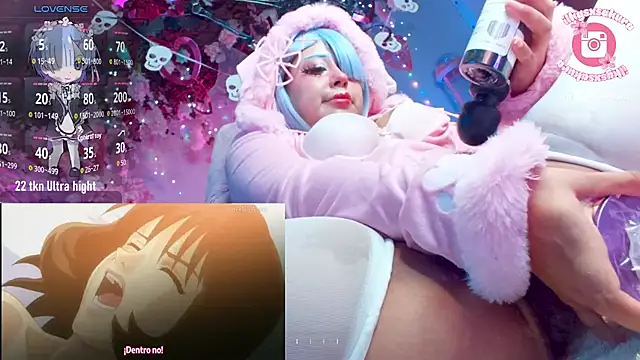 MilkyXSakura - Nipple clamps + cream in boobs 🌸
