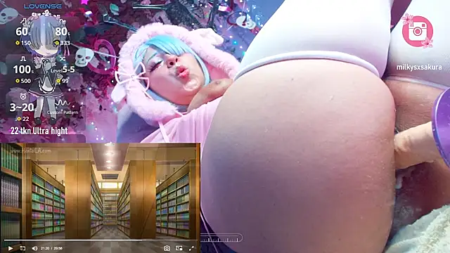 MilkyXSakura - 9 min machine ctr + squirt 🌸
