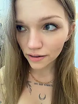 StreetSquirt - saliva on naked nipples in public