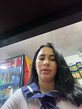 Celeste_rousse01 - total naked in the store