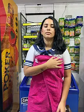 Celeste_rousse01 - total naked in the store