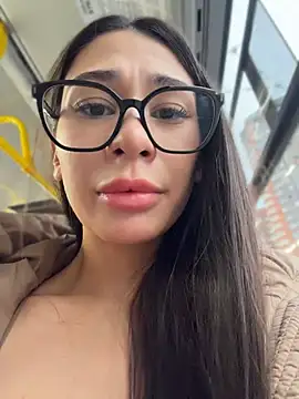 Aria51 - ahegao in front people on street😍