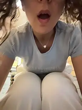 Choco__latte - blowjob with a dildo near urinals