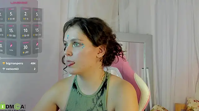 Amelya_Wood - remove the bra under the top