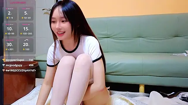 Shuishui-lucky - 清楚学生妹空裆m腿5分钟