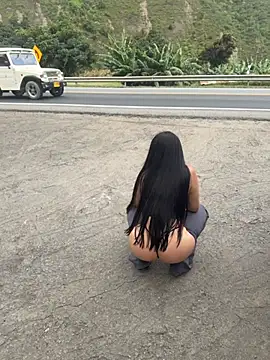 Sara_fun - Two girls naked in car shh risky public
