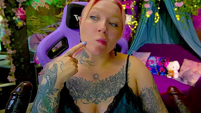BlackedBarbie - 🍆 Titty Fuck My Oiled 36GG's 💦🖤