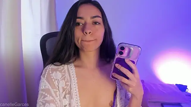 CanelleGarces - Gagball + nipple tease
