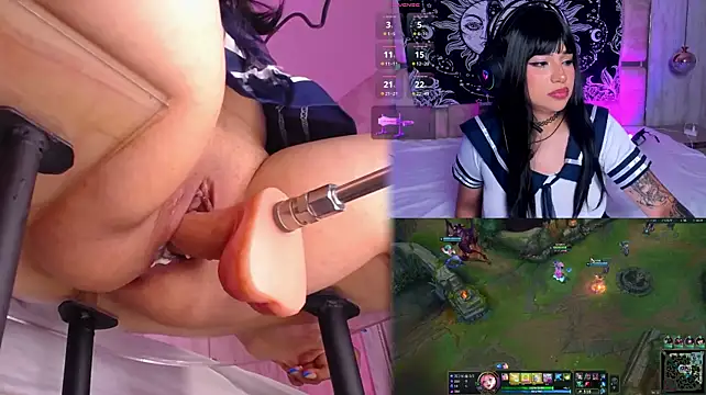 AriaNoa - FUCKMACHINE 4 MINS + SQUIRT! 🍆🔥