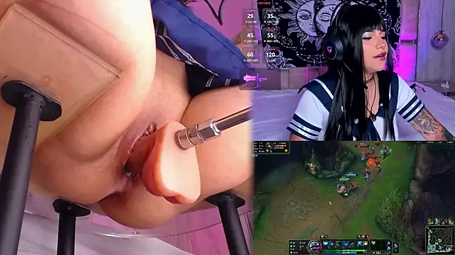 AriaNoa - FUCKMACHINE 4 MINS + SQUIRT! 🍆🔥