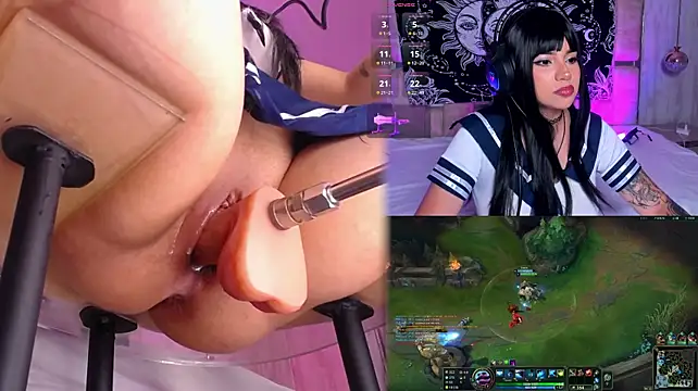 AriaNoa - FUCKMACHINE 4 MINS + SQUIRT! 🍆🔥