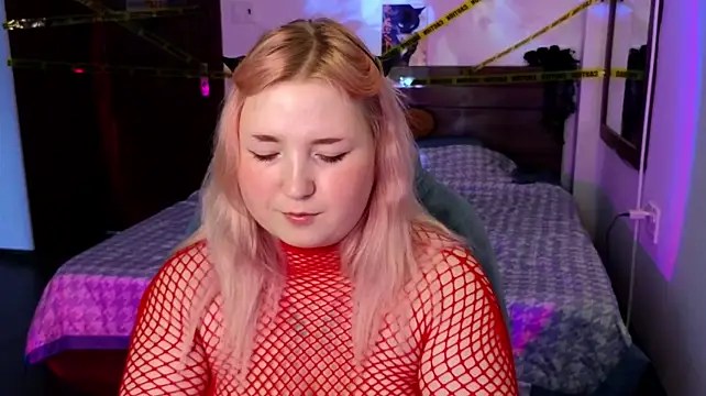 PlushyDevil - Take off top and make hand bra