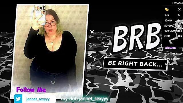 JannetPie - show big boobs and massage