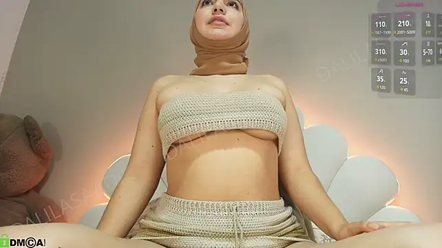 Dalilasaadi_ - Dildo pussy and oil naked body