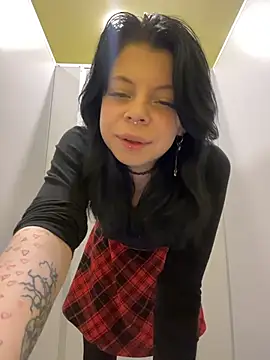 LishuMeow - risky open door & spank pussy on panties