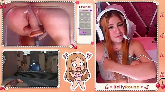 BellyRouse - NIPPLE CAPS + SPANK TITS CTL 1 MIN