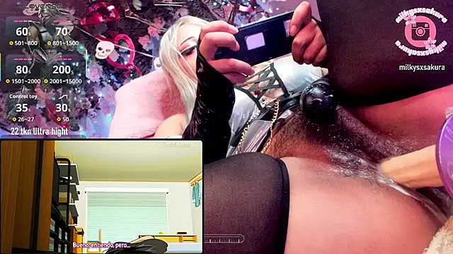 MilkyXSakura - Ctr 9 min machine + big squirt