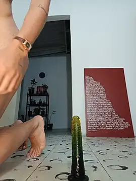 Karenarango - glass toy in ass
