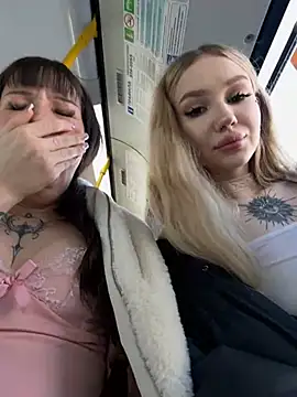 Babydolll - SOPHIE KISS TITS ZOE IN FULLY BUS🚌