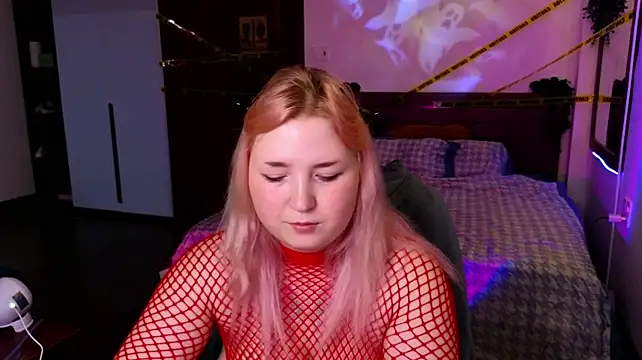 PlushyDevil - Take off top and make hand bra