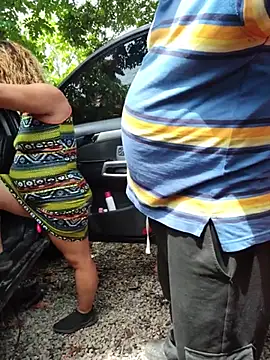 Hotandfierylatinos2023 - fucking a dildo against the car door